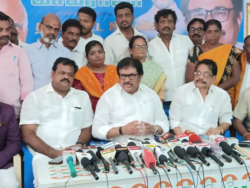காங்கிரஸ் கட்சியிலிருந்து தவெகவிற்கு யாரும் சென்றால் அதனை அணை போட்டு தடுக்க முடியாது-திருச்சியில் திருநாவுக்கரசர் 