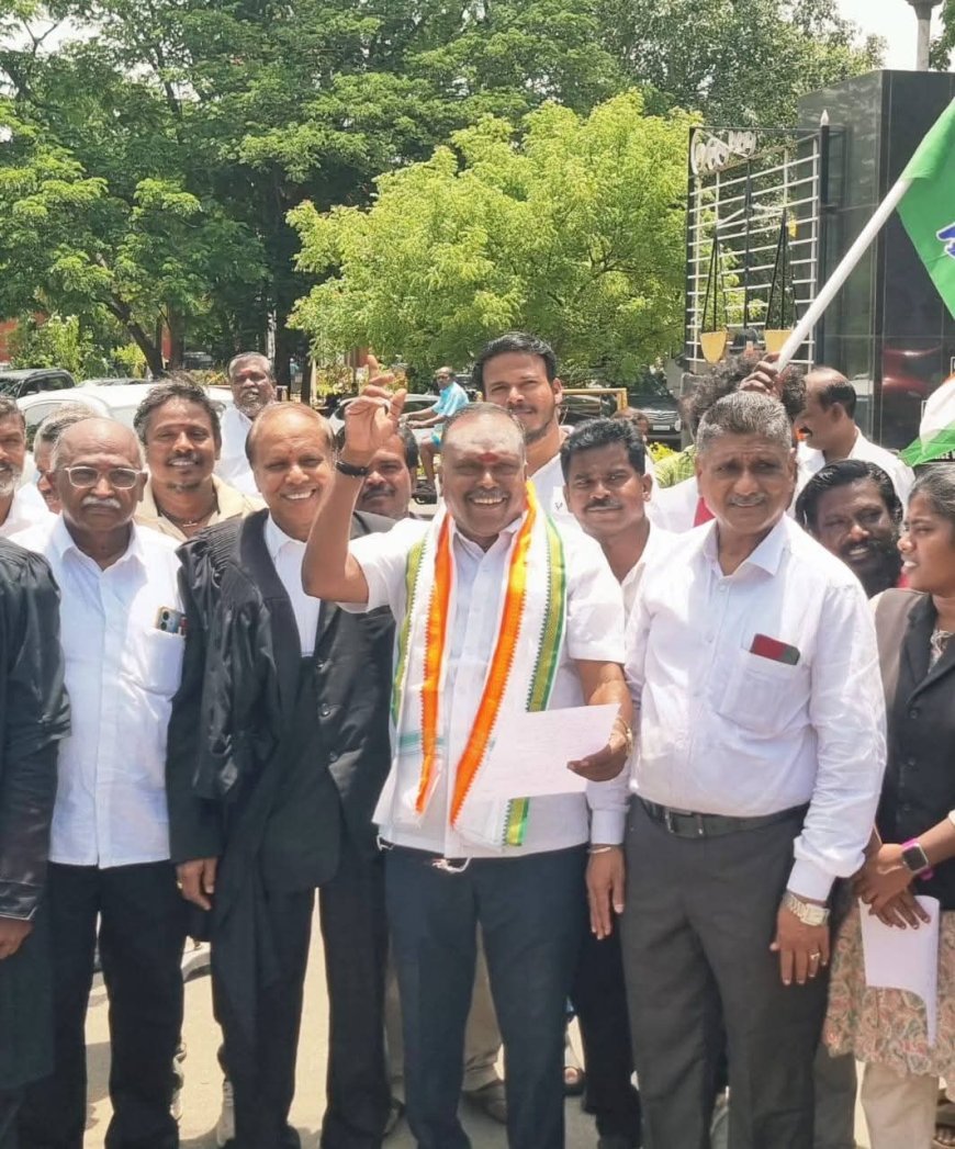 லால்குடி புதிய பேருந்து நிலையத்திற்கு காமராஜர் பெயர் சூட்டவேண்டும் - காங்கிரஸ் மாநில பொதுச் செயலாளர் சரவணன்
