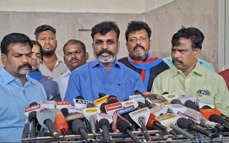 தமிழக அரசு காவிரி விவகாரத்தில் வறட்டு கௌரவம் பார்க்காமல் அனைத்துக் கட்சிக் கூட்டத்தை கூட்ட வேண்டும் - திருச்சியில் திருமாவளவன் 