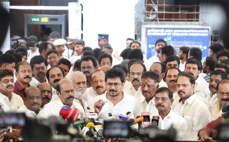 தவெக அரசின் பட்ஜெட்டில் பெயர் மாற்றம்’ மட்டுமே உள்ளது- உதயநிதி 