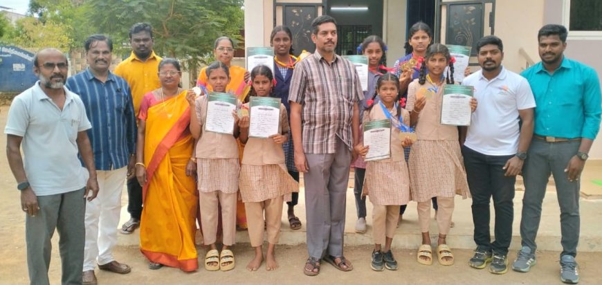 பள்ளிகளுக்கு இடையிலான தடகளப் போட்டி; அரசு பள்ளி மாணவிகள் சாதனை