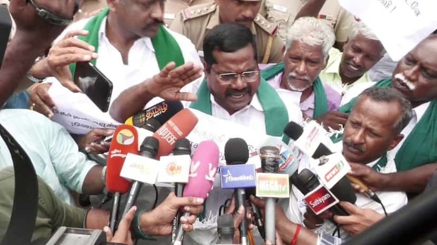 உள்ளே பட்ஜெட் விவாதம்; வெளியே விவசாயிகள் போராட்டம்; 40 பேரை கைது செய்தது தவெக அரசு 