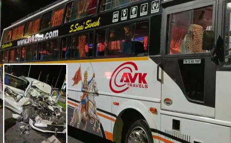 பெரம்பலூர் அருகே கோர விபத்து; ஒரே குடும்பத்தை சேர்ந்த 4 பேர் பலி 
