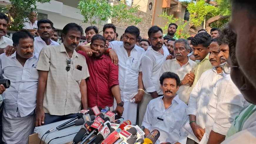 டார்கெட் நீங்கள் கிடையாது; அவர்தான். அவர் பெயரைச் சொல்லுங்கள்; உங்களை விட்டுவிடுகிறேன்’ என்ற வகையில் விசாரணை நடத்தக் கூடாது- அன்பில் மகேஷ்