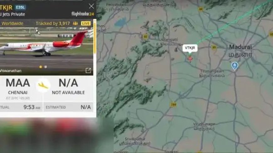 விஜய் பயணித்த விமானத்தை ட்ராக் செய்தோர் எண்ணிக்கை எவ்வளவு தெரியுமா?